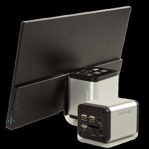Euromex Câmera VC.3043 HDS, UHD, 8,3 MP, 1/1,8 polegadas, sensor de cor 4K, ecrã tátil de 13 polegadas, 30 fps HDMI, 20 fps USB